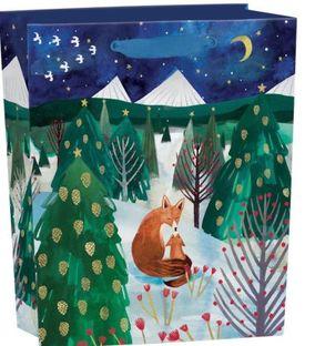 Cub's First Christmas Small Gift Bag