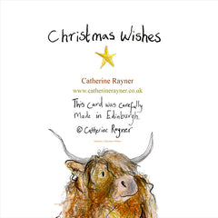 Christmas Wishes Card by Catherine Rayner