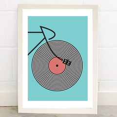 Track Cyclist 30x40cm Print