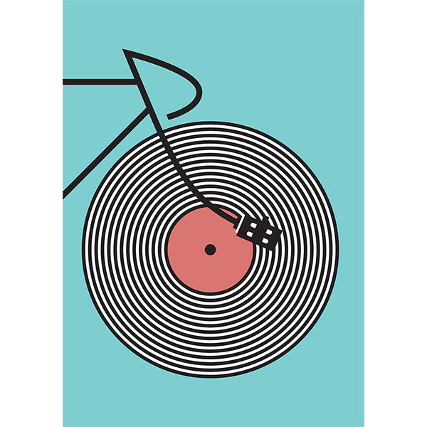Track Cyclist 30x40cm Print