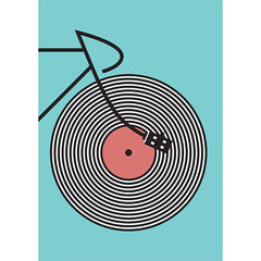 Track Cyclist 30x40cm Print