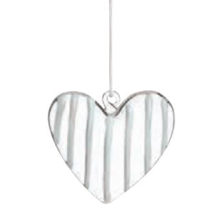 Small Glass Heart Hanging Decoration