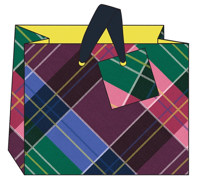 Tartan Landscape Gift Bag