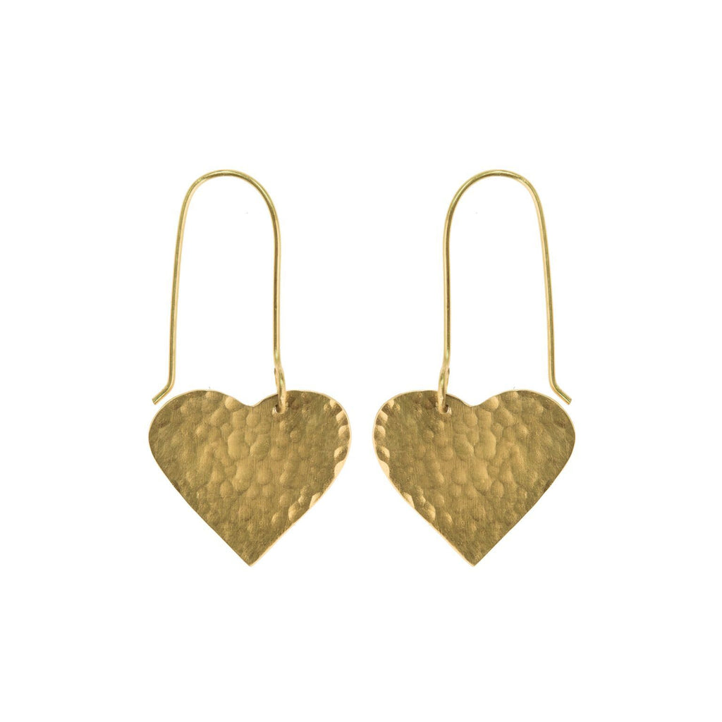 April Showers Heart Earrings by Just Trade