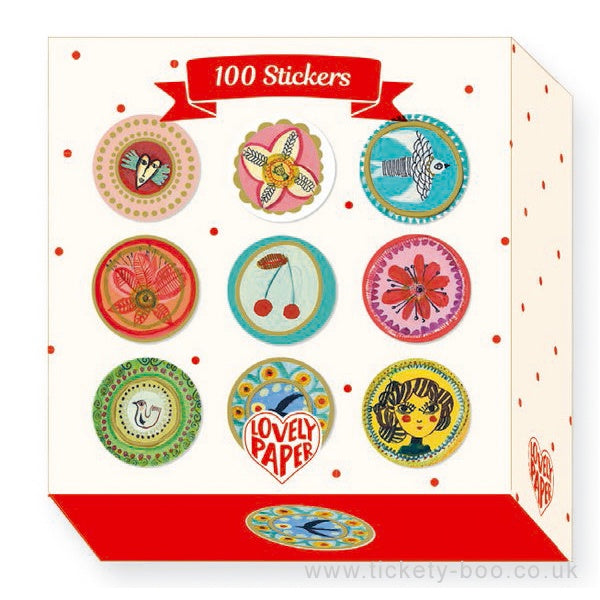 Aurelia Box of 100 Stickers