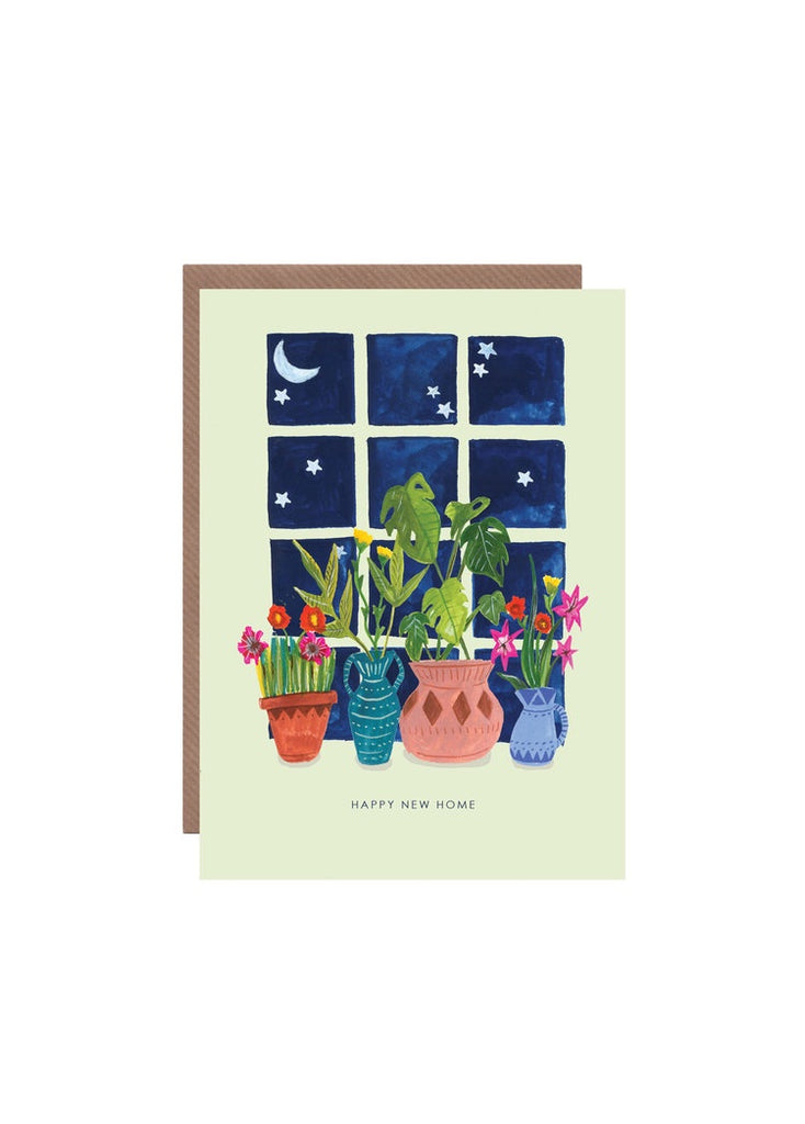 Plants Happy New Home Card