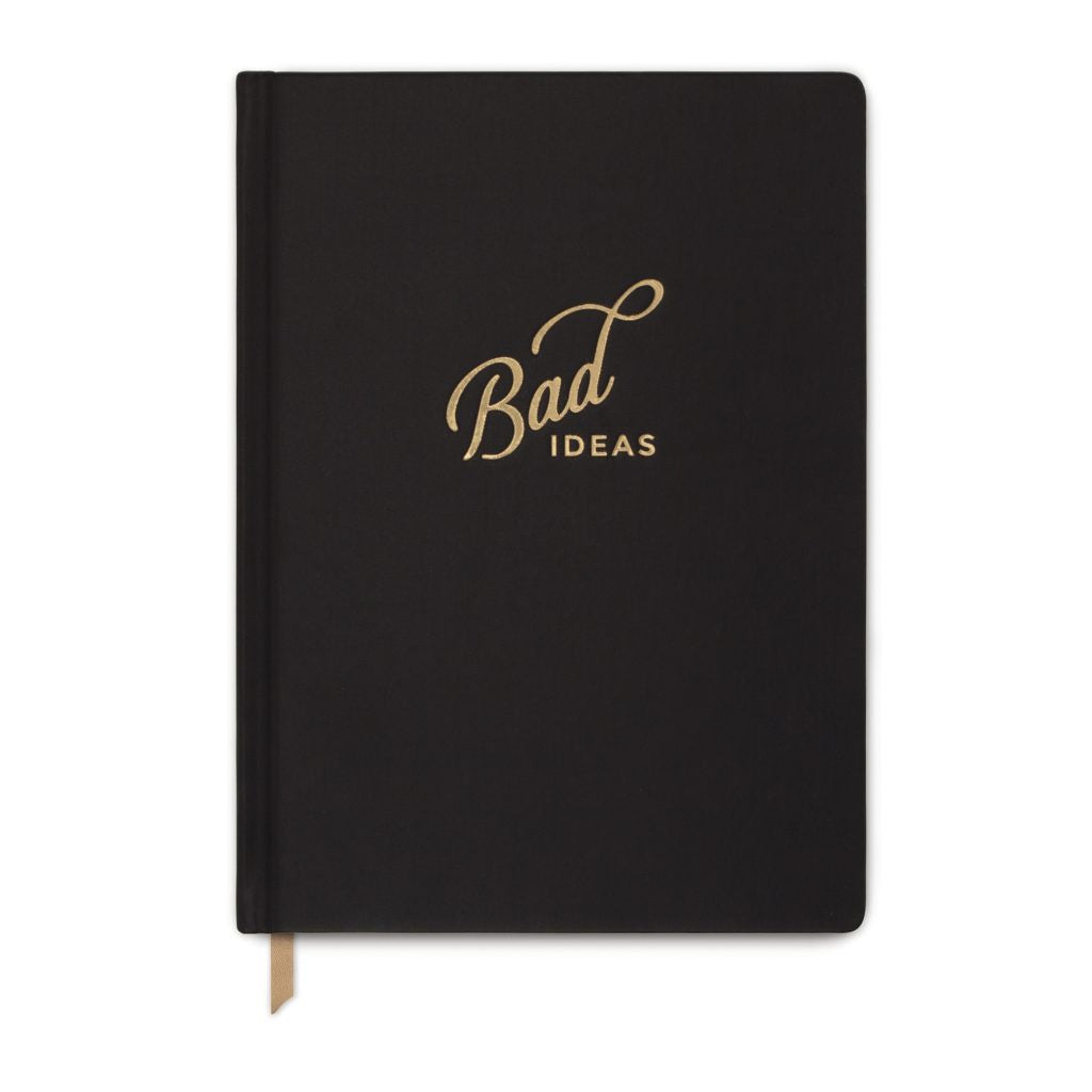 Bad Ideas Black Cloth Journal