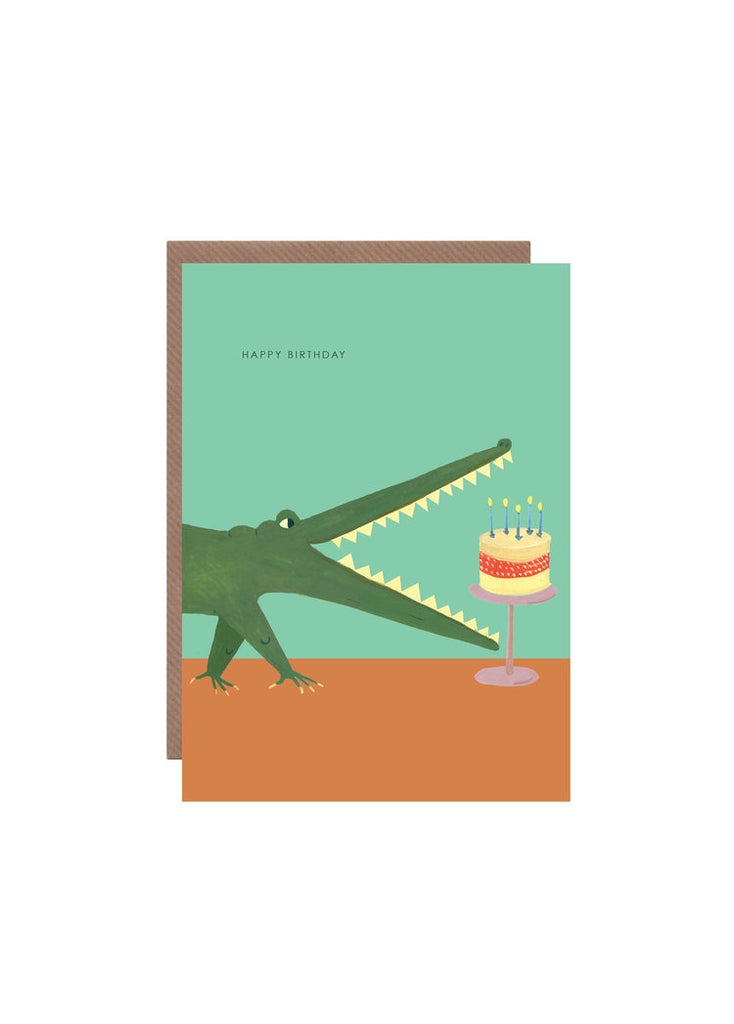 Happy Birthday Croc Card