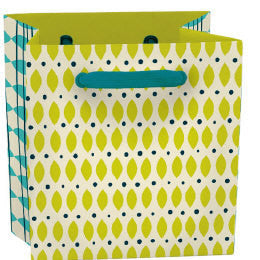 Urban Teardrop Green Mini Gift Bag