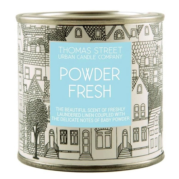 Powder Fresh Thomas Street Candle Tin