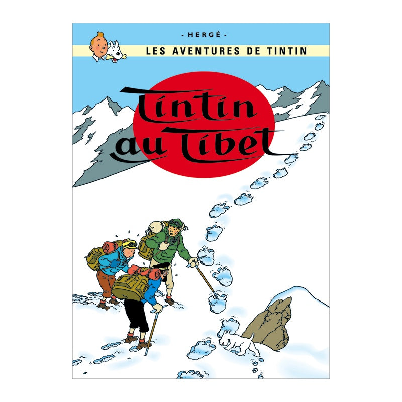 Tintin au Tibet Postcard