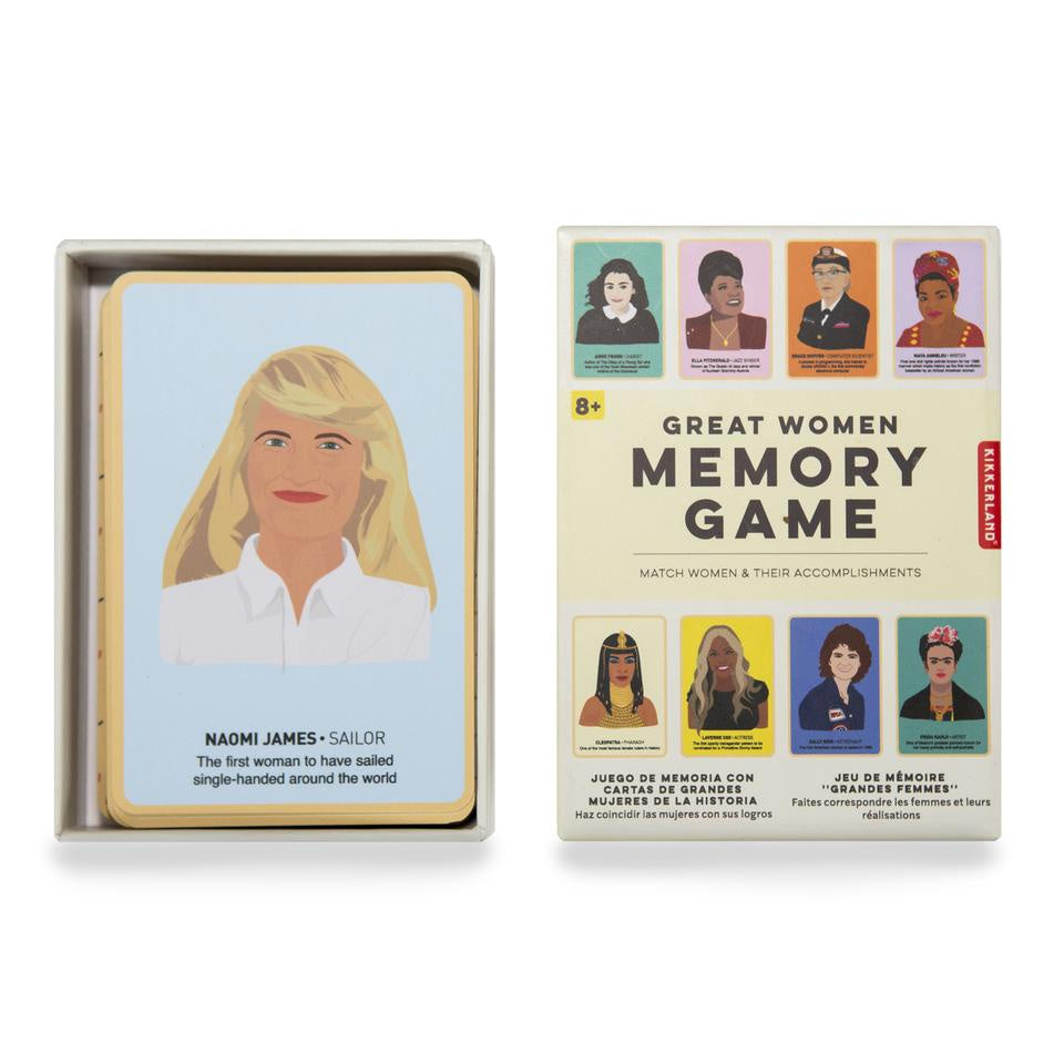 Great Women Memory Card Game