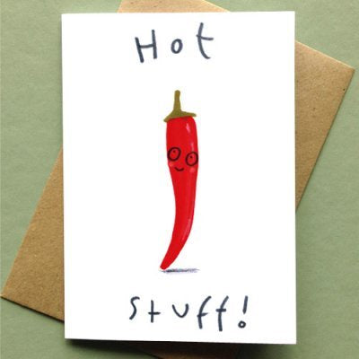 Hot Stuff Pepper Card
