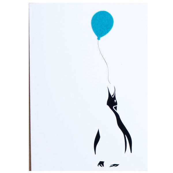 Party Penguin Birthday Card
