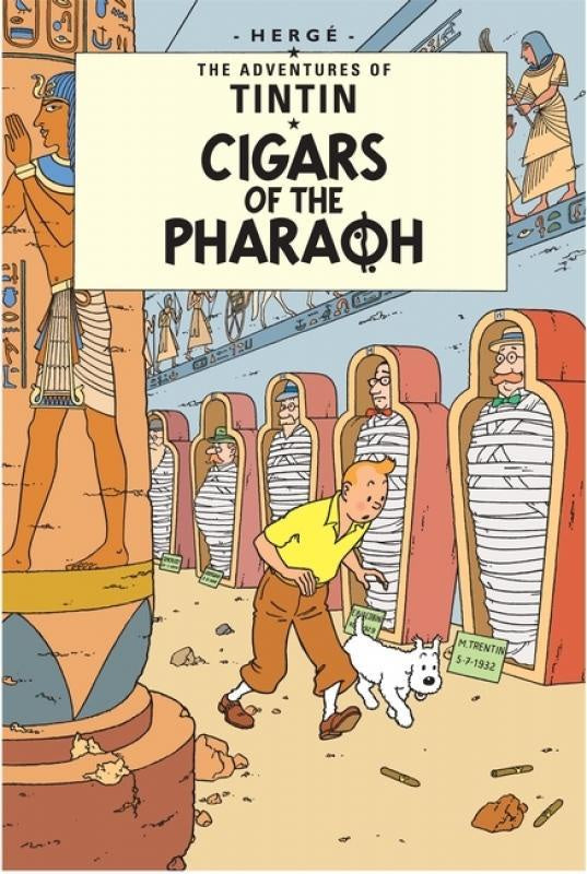Cigars of the Pharaoh Tintin Postcard
