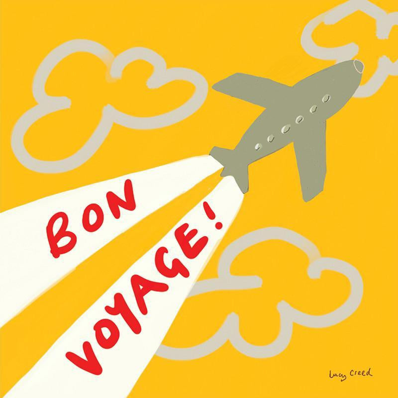 Bon Voyage Aeroplane Card