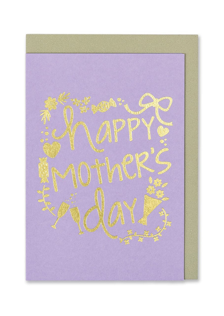 Happy Mother's Day Gold Foiled Card