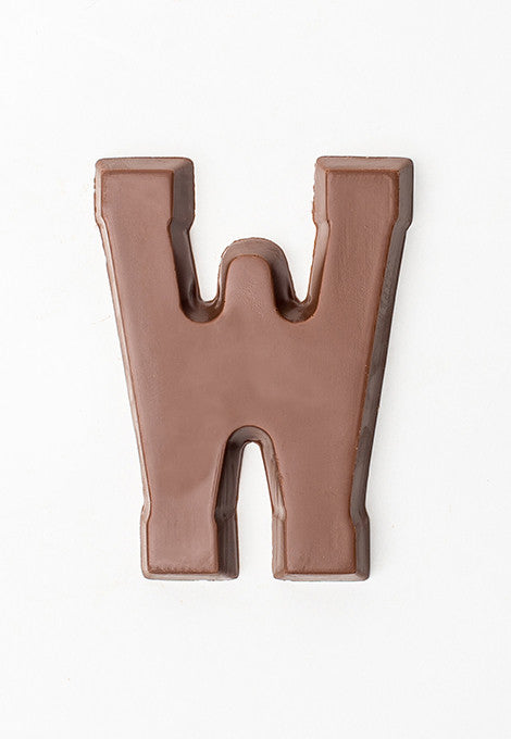 Chocolate Letter W
