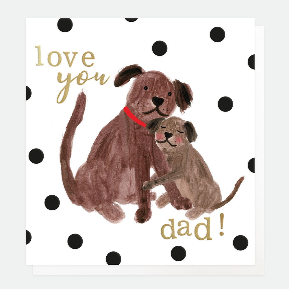 Love You Dad Dog Card
