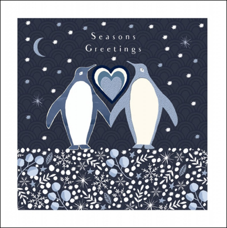 Deco the Halls Foiled Christmas Card