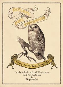 Eeylops Owl Emporium Harry Potter Card