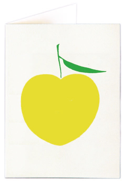 Apple Blank Letterpress Card