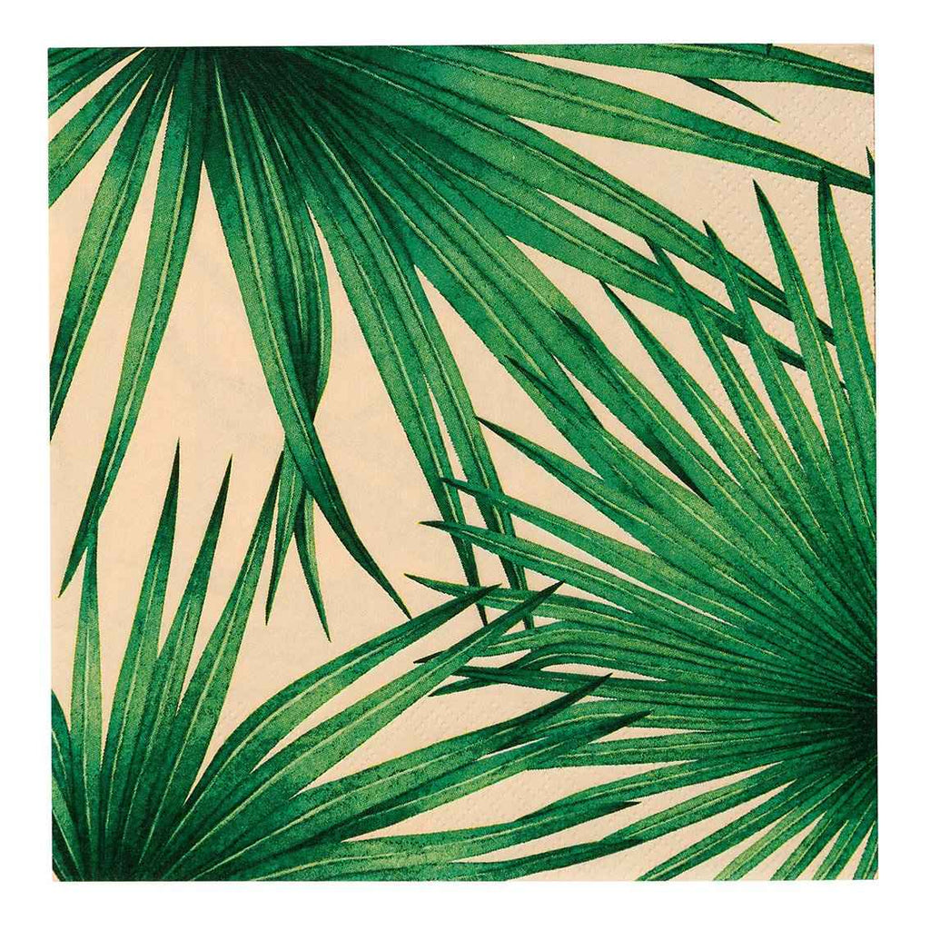 Tropical Palm Pink Napkins 20pk