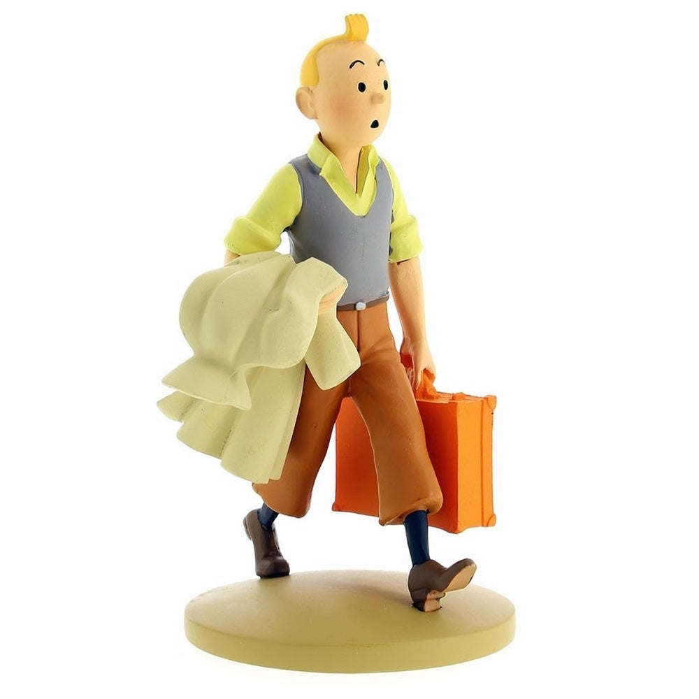 Tintin Carrying Suitcase Polyresin Figure