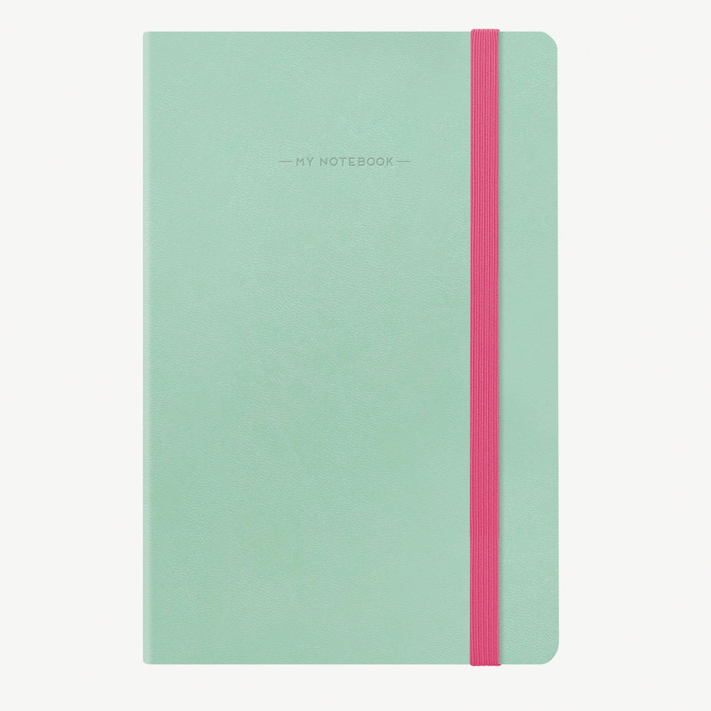 Medium Dotted Aqua Notebook