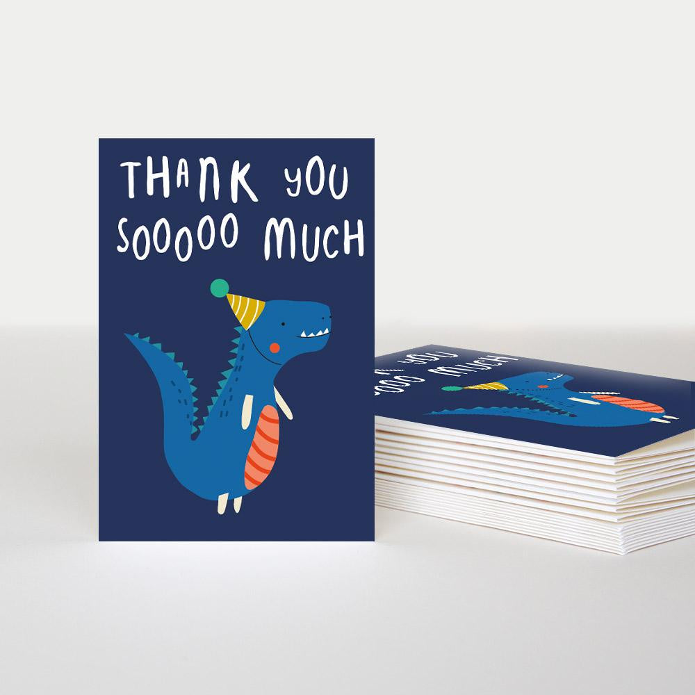 Thank you Sooooo Much Dinosaur Pack of 10 Cards