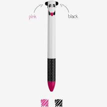 Panda Click&Clack Two Colour Pen