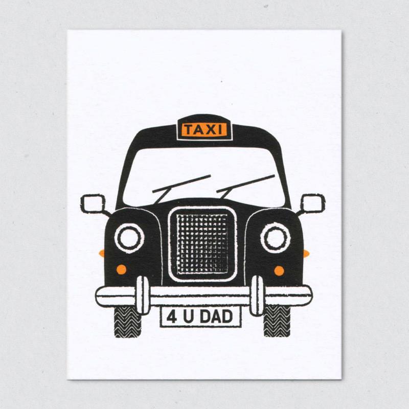 Dad Cab Father's Day Card