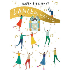 Happy Birthday Dance The Night Away Card