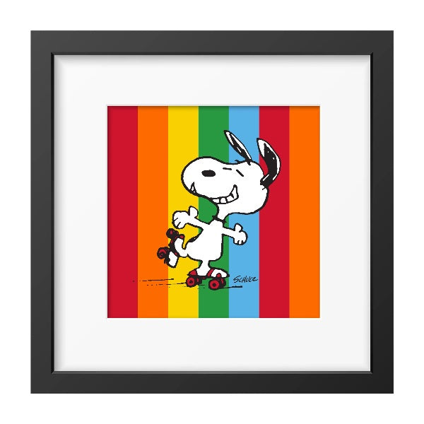 Snoopy Good Times Framed Print 12x12