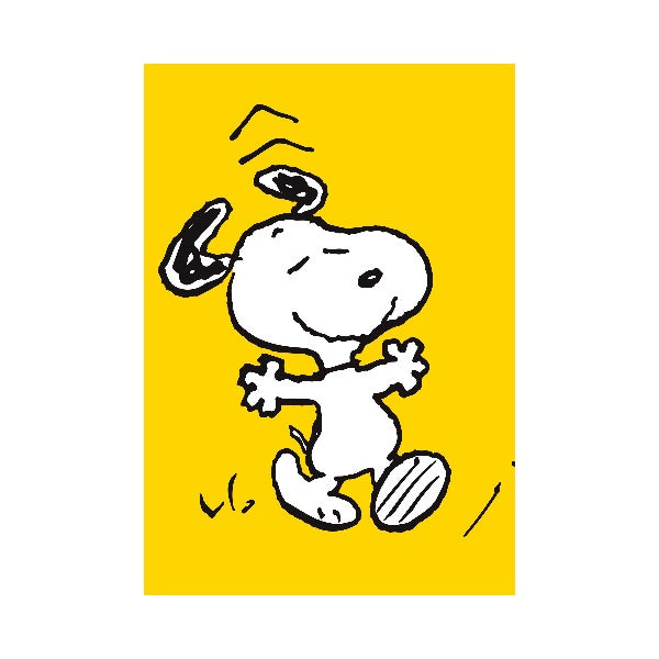 Dancing Snoopy Mini Card