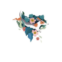Dachshund in Leaves Card