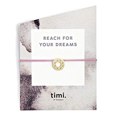 Reach For Your Dreams Dreamcatcher Gold Stretch Bracelet