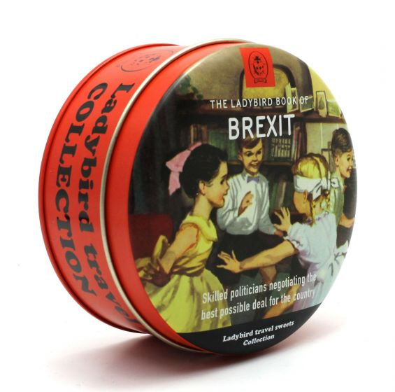 Brexit Mixed Fruit Drops Travel Tin