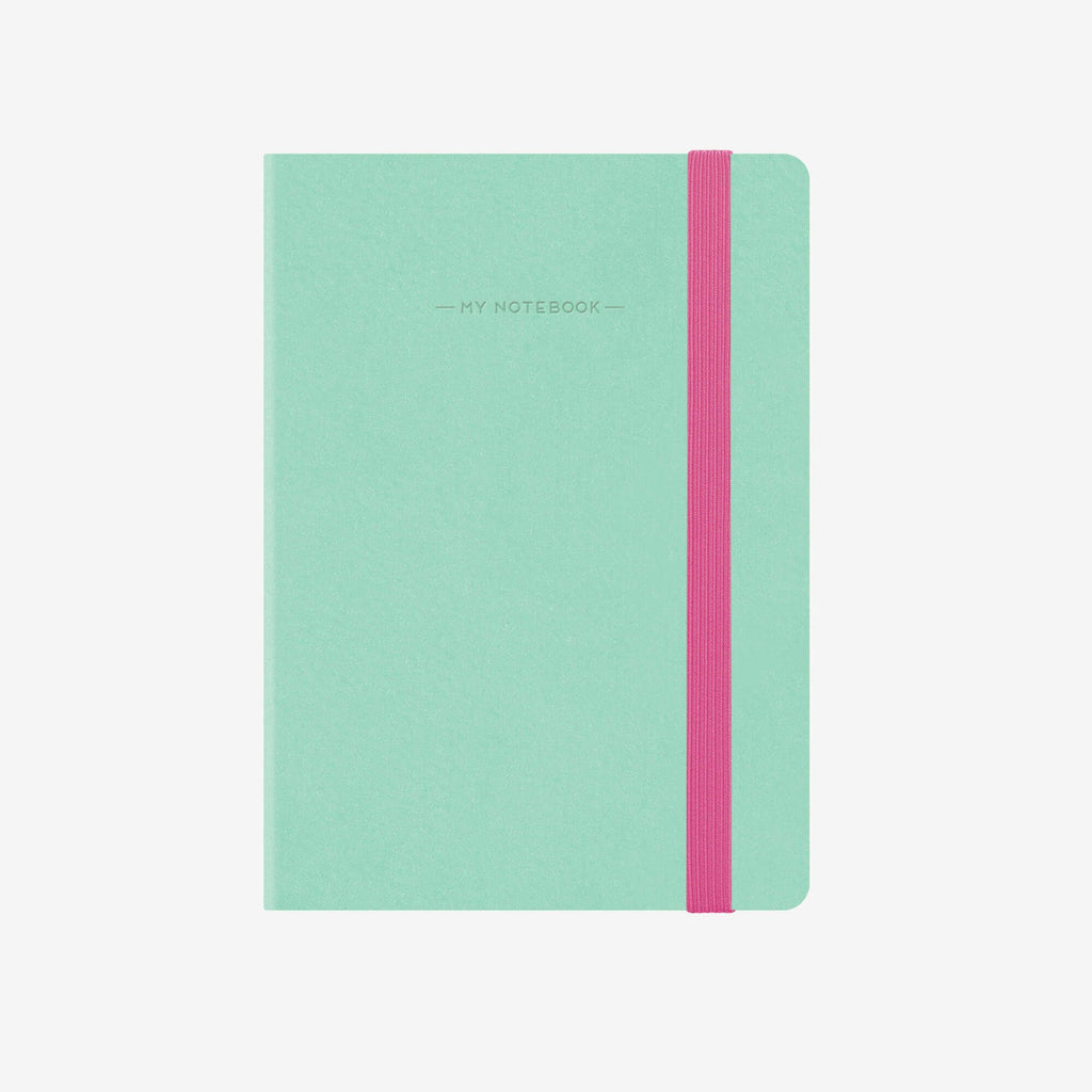 Small Squared Aqua Notebook