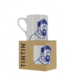 Captain Haddock Blue Line Mug