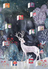 Silver Stag Advent Card