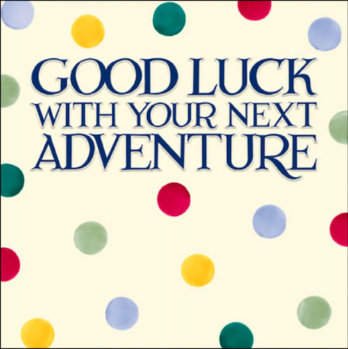 Emma Bridgewater Good Luck Card