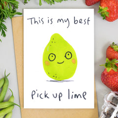 This Is My Best Pick up Lime Card