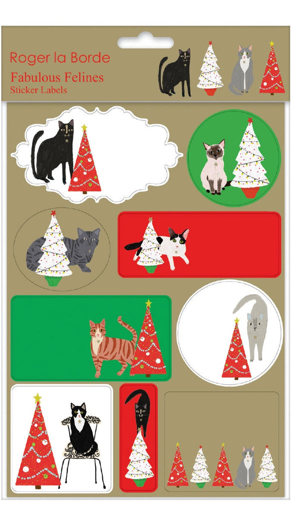 Fabulous Felines Sticker Labels