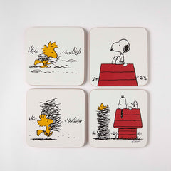 Snoopy and Woodstock set of 4 Coasters