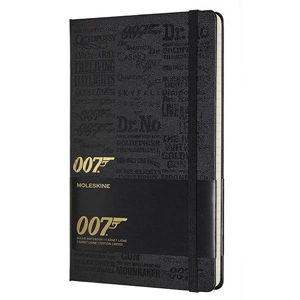 Moleskine Limited Edition James Bond Titles Ruled Notebook