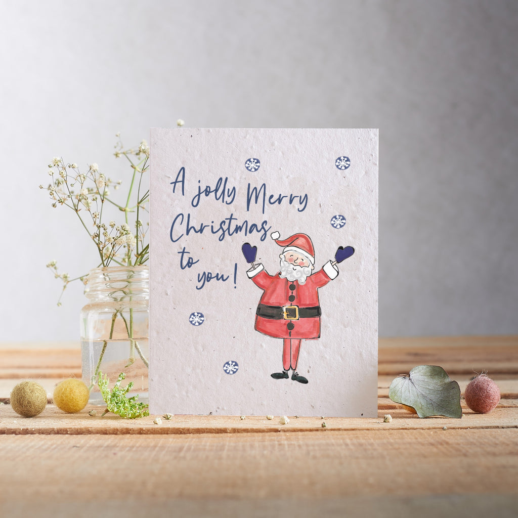 A Jolly Merry Christmas to You Seed Card
