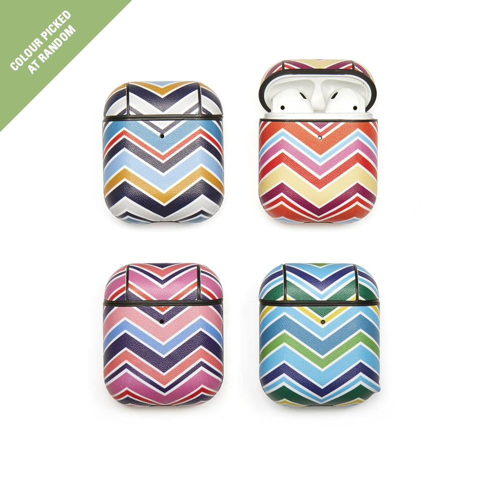 Striped Earbud Case