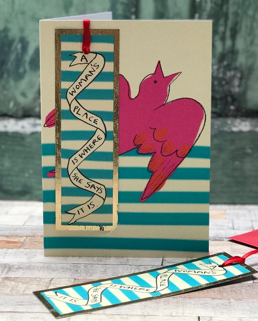 Woman's Place Bookmark Card