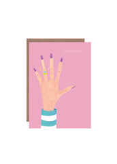 Big Hand Engagement Card